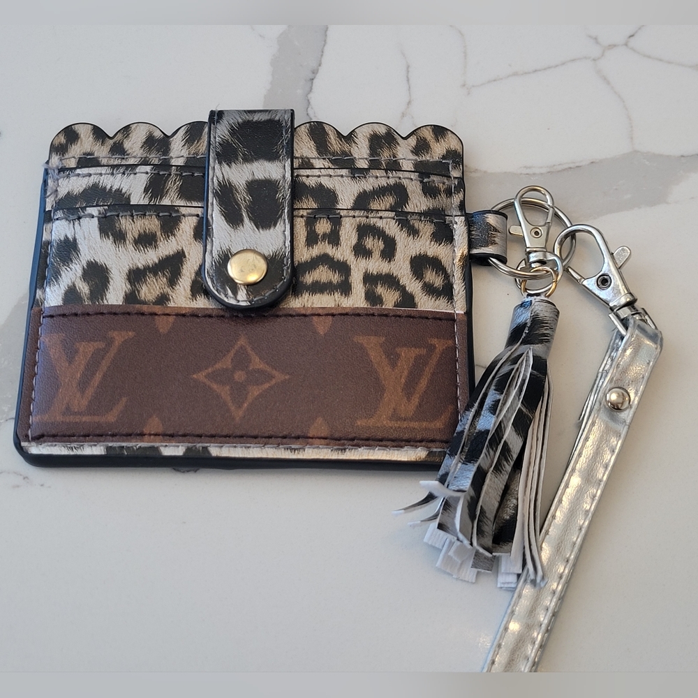 Leopard Print Card & Money Holder
